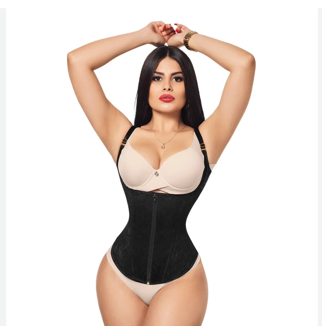 Faja chaleco Reductora con Cierre y Broches
